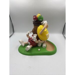M&M's Golf Ball Dispenser Candy Holder‎ Yellow Red Green Blue Character Display